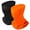2-pack: Black, Blaze Orange, variant on BASSDASH Unisex 2 Pack Fleece Neck Warmer Gaiter with Breathing Holes Wind Resistant Face Mask for Winter Hunting Fishing