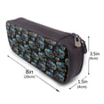 thumbnail image 3 of Lsque Cool Off-Road Vehicle Printed Big Capacity PU Leather Pencil Case Large Pencil Pouch Stationery Pen Bag Pencil Holder for Teen, 3 of 6