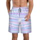 thumbnail image 1 of Balery Striped Gradient Traje de Baño Estilo Hawaiano para Hombre, Shorts de Secado Rápido con Bolsillos-Large, 1 of 6