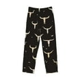 thumbnail image 4 of Daiia Cow Skulls Men's Sleep Pant with Pockets and Drawstring,Pajama Pants-X-Large, 4 of 9