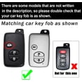 thumbnail image 3 of Key Fob Cover Compatible with Toyota RAV4 Prius 4Runner Camry Avalon Corolla Highlander Venza 2007-2019 3 Button Keychain Case Holder Protector,Keychain-A-Pink, 3 of 8