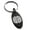 Black, variant on Stainless Steel Letter Q Initial 3D Cube Box Monogram Engraved Small Oval Charm Keychain Keyring
