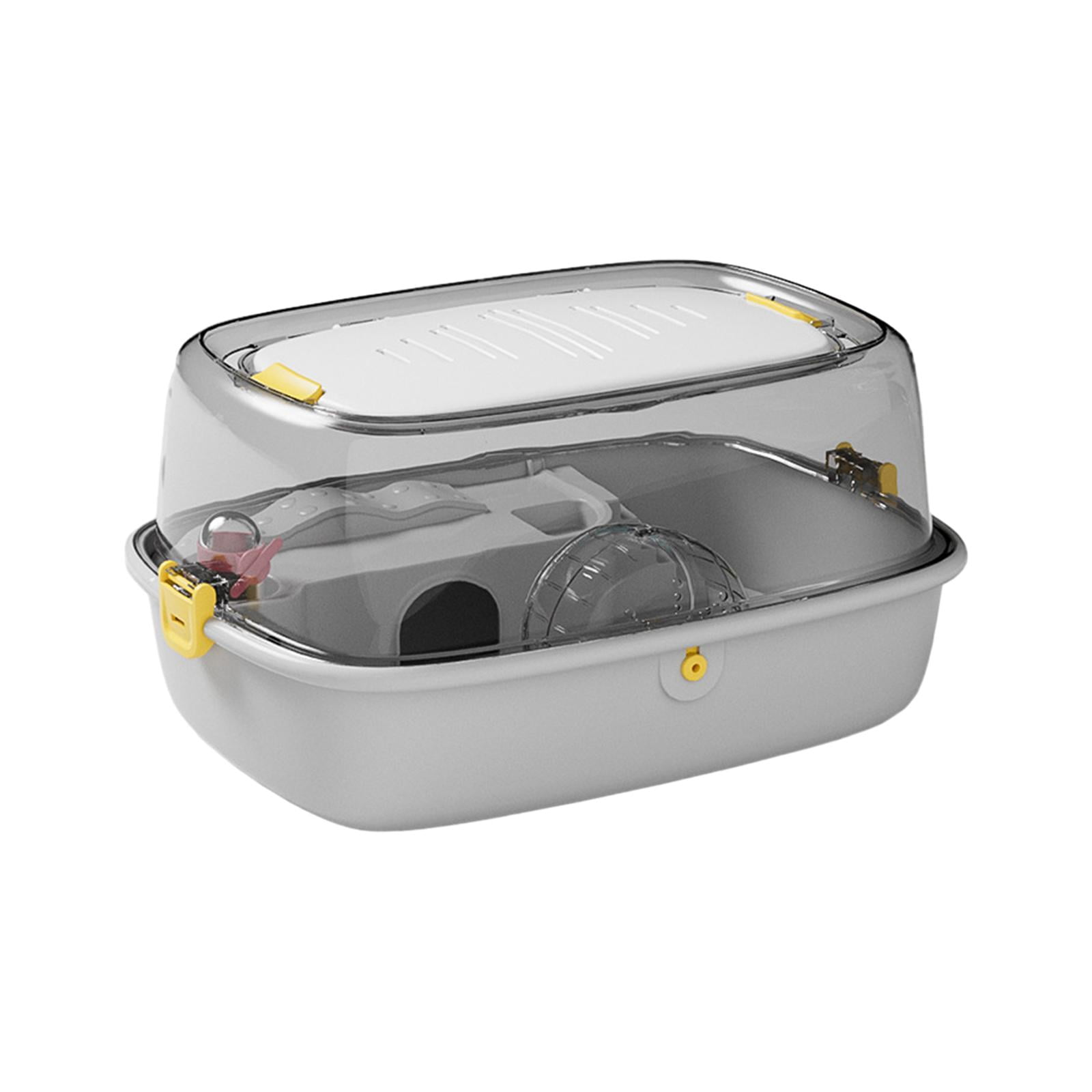 EHJRE Hamster Cage Hamster Habitat with Openable Top House Small Animal Cage for Sugar Glider, Small Animals Rats Bunny Guinea Pigs Gray