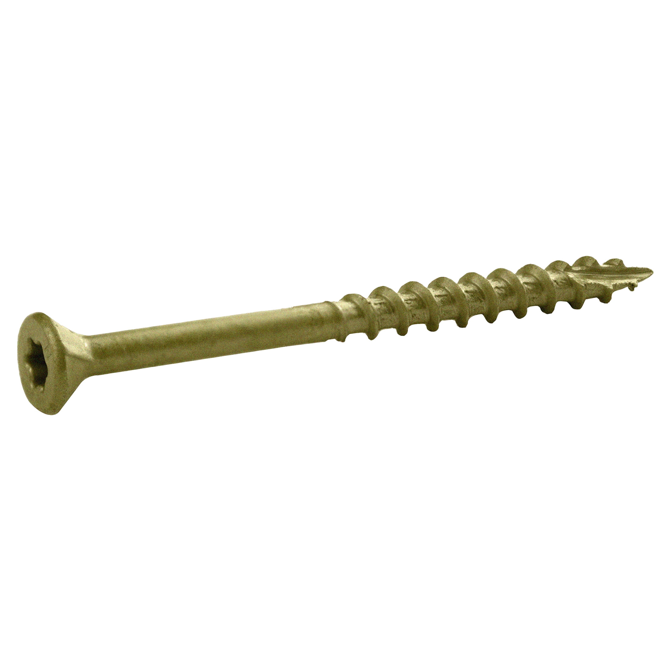 (3 pack) Grip-Rite PrimeGuard Plus #8 x 1-5/8 in. Gold Wood to Wood Deck Screw 67CT