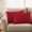 Red, variant on Pack of 2 Pure Red Outdoor Pillow Covers Decorative, Waterproof Pillow Protector, Simple Solid Color Lumbar Throw Pillowcases for Patio Couch Sofa Home Decor 20"x12"