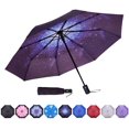 thumbnail image 1 of SURJDE Umbrella，Double Layer Inverted/Reverse Folding Wind-Proof Travel Straight Umbrella with C-Shaped Handle，Birthday/Mothers, 1 of 5