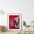 thumbnail image 4 of Cuadros Decorativos 5D DIY Rose Bear Rhinestone dibujo completo redondo taladro diamante imagen para regalos DQrwqpou Nuevos Originales, 4 of 9