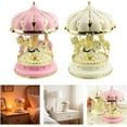 thumbnail image 3 of Carousels Music Box with Colorful Light Musical Horse Figurines Home Decorations Christmas Valentines Day Birthday Gift Carousels Music Box with Colorful Light, 3 of 5