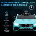 thumbnail image 4 of Qaba 12V Mercedes-Benz Licensed Kids Electric RC Car, Toddler Ride on Toys Gift, Blue, 4 of 10
