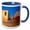 Blue/White, variant on 3drose, Mexico, Guanajuato, San Miguel De Allende, Dawn - Sa13 Rti0194 - Rob Tilley, 11oz Mug