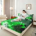 thumbnail image 4 of Castle Fairy Teens Adults Floral Leopard Twin Sheet Sets 3pcs,Woodland Animal Cheetah Twin Fitted Sheet Microfiber,Chic Flowers Rose Breathable Flat Sheet,Luxury Bedroom Decor, 4 of 7