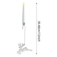 thumbnail image 2 of 6PCS Christmas Tree LED Candles with Remote - Flameless Taper Candles with Ball Hooks, Battery Operated Flickering Warm Light for Holiday & Party Decor, 2 of 4