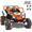 Orange, variant on HHVEL 12V 10AH Ride on Toys,2 Seater Power Car Wheels with Remote Control,4*100W Motor, Bluetooth Music, Black