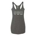 thumbnail image 2 of Eat Sleep Game Video Gamer Gift Fan Pop Culture Tri-Blend Racerback Tank Top, Premium Heather, X-Large, 2 of 3