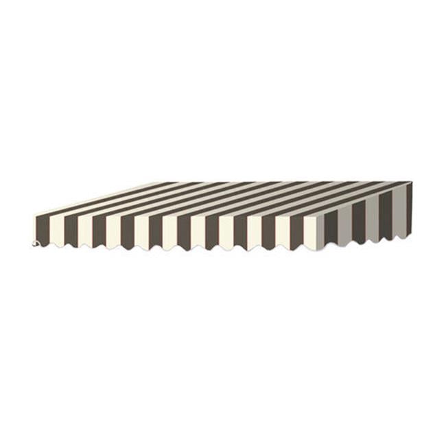 IDM Worldwide 3020914 Auvent de Porte Traditionnel Cacao 8 Pi.