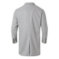 thumbnail image 5 of Fgnfyis Mens Jackets Lightweight Fashion Handsome Long Wool Overcoat Comfortable Warm Soft Coat Mens Coats and Jackets Grey XXL, 5 of 8