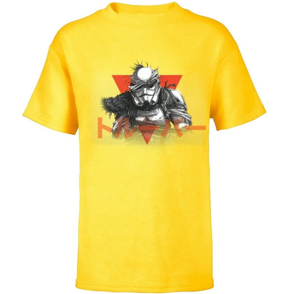 Star Wars: Visions Anime The Duel Japanese Stormtrooper - Short Sleeve T-Shirt for Kids – Customized-Yellow