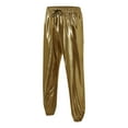 thumbnail image 3 of Aayomet Mens Work Pants Print Pants Drawstring Pocket Leggings Pant Trousers (Gold, XL), 3 of 5