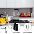 thumbnail image 3 of Phenofice 3Pcs Heavy Duty Stainless Steel Double Hook Over Door Organizing Hanger Assorted Color, 3 of 8
