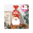 thumbnail image 6 of YFTDEF Christmas Gift Bags, 50 Pcs Candy Packaging Bags, Clear Plastic Treat Bags, Party Supplies for Desserts and Snacks, Ideal for Holiday Celebrations and Gifting, 6 of 6