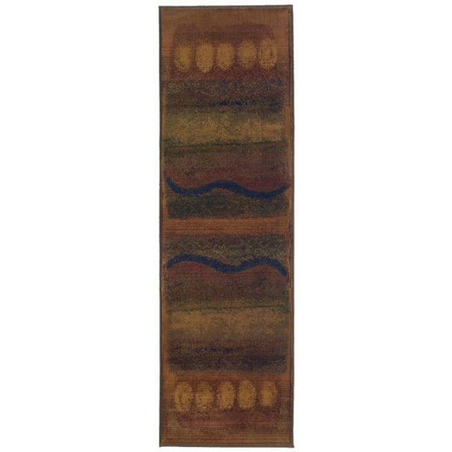 Oriental Weavers Kharma II 2'6" x 9'1" Machine Woven Runner Rug