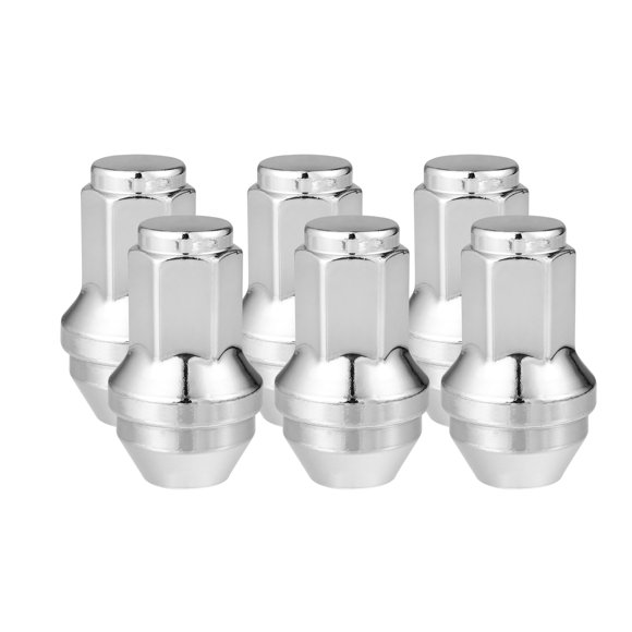 Unique Bargains 6 Pcs Wheel Lug Nuts Compatible for Ford Expedition for Ford F-150 2000-2014 M14x2.0 Tire Lugnuts