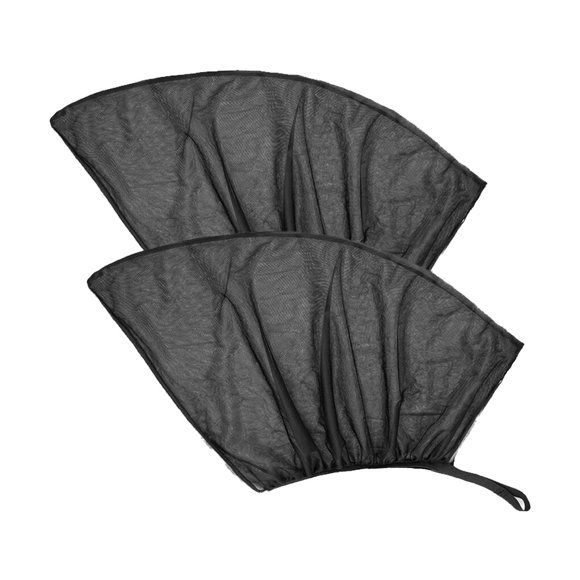 1 Pair Car Side Window Sun Shades Black Auto Styling Accessories Curtains Mosquito Prevention Sunshades Cooling Mesh for Baby car/front window