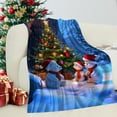 thumbnail image 4 of Cozy Festive Holiday Season Flannel Throw for Chilly Weather Comfort and Relaxation at Home, 4 of 6