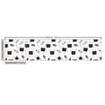 thumbnail image 2 of Ambesonne Pet Fabric by the Yard Upholstery, Cats in Outer Space, 10 Yards, White Black, 2 of 4