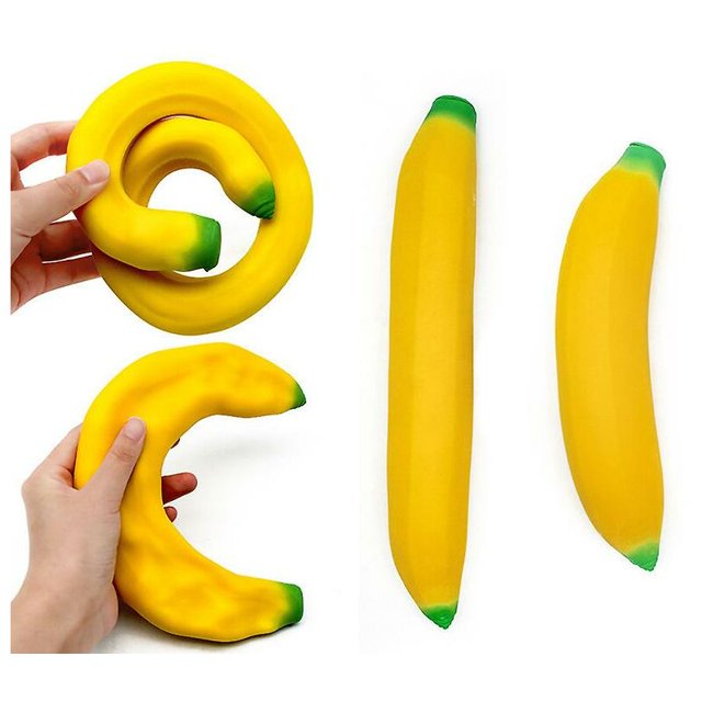 Juguete sensorial de plátano elástico, juguete para aliviar el estrés, juguete de Starlight esquí esquí Gafas de esquí