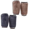 thumbnail image 3 of Women Men Winter Knee Warmers Knee Sleeves Thicken Knee Supports Knee Pads Wrap For Joint Pain Arthritis 1 Pair grey, 3 of 5