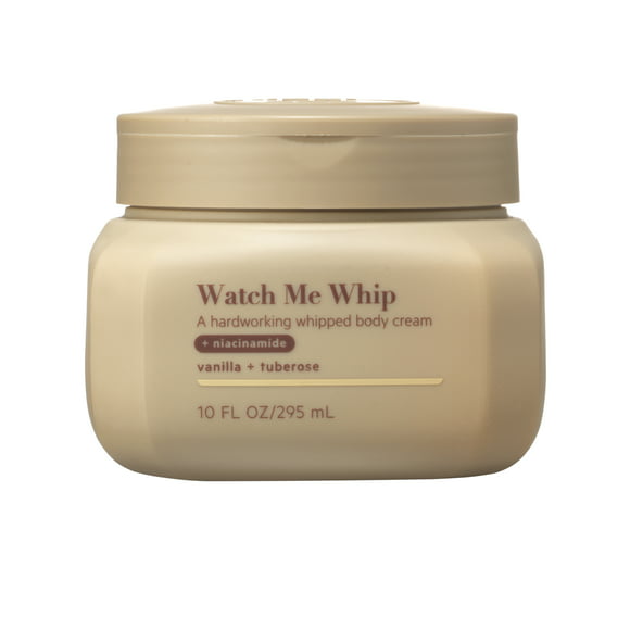 BODY by TPH Watch Me Whip Whipped Body Cream with Niacinamide & Avocado Oil | Moisturizing Shea butter | Dark Spot Corrector, 10 oz.