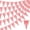 Red,White, variant on 5 Pieces Gingham Banner Party Supplies Green and Red Checkered Flags Banner Gingham Triangle Sided Flags for BBQ Picnic Wedding Baby Shower Birthday Party Decorations