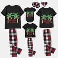 thumbnail image 1 of Pijamas familiares navideños a juego, conjuntos de pijamas negros de Julio de 2023, 1 of 3