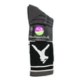 thumbnail image 2 of Victory Baseball Socks with Player Crew Length (Black/Graphite/White, Small), 2 of 2