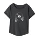 thumbnail image 3 of Camiseta para Mujer Verano Ropa Deportiva Ropa Deportiva Camisa con Cuello Redondo para Senderismo Caminar L, 3 of 7