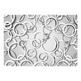 thumbnail image 3 of Tiptophomedecor Abstract Wallpaper Wall Mural - Vicious Circles, 3 of 4
