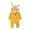 Yellow, variant on Children's One-piece Jumpsuit - Animal Bunny Baby Easter Romper Long Ear Rabbit Hoodie Romper Jumpsuit with Zipper