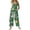 #007#-Green, variant on Easter Rompers for Women Plus Size Colored Eggs Print Wide Leg One Piece Jumpsuit Loose Fit Retro Floral Clothes with Pocket Overalls Green S