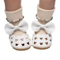 thumbnail image 4 of Aayomet Shoes Hollow Out Bowknot Toddler Shoes First For 018M Walkers Princess Sandals Girls Sandals for Girls Age 3,White 6, 4 of 4