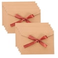 thumbnail image 1 of Shisuyan 10Pcs Postcard Envelope with Bow-tie Thickened Envelope for Invitation and Blessing Cards, 1 of 9