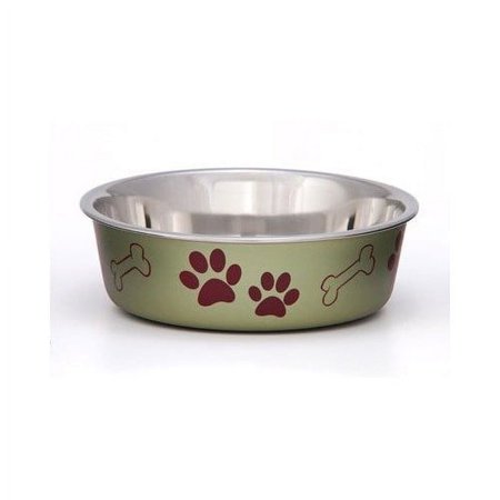 UPC: 0842982074682 | Bella Bowls Dog Bowl Metallic Artichoke Large