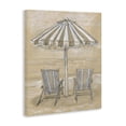 thumbnail image 2 of Stupell Industries Coastal Umbrella & Chairs Drawing Canvas Art, 24 x 30, by Patti Bishop, 2 of 8