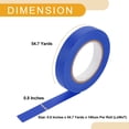 thumbnail image 4 of Cinta de pintor universal Unique Bargains - Cinta de enmascarar para pintura de automóviles DIY sin residuos - Papel crepé azul de 0.8 pulgadas x 54.7 yardas, 4 of 7