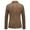 Khaki, variant on IROINNID Men's Blazer V-Neck Notch Lapel Long Sleeve Solid Color Casual One-button Suit Ethnic Style Suit Male Best Dress