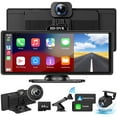 thumbnail image 1 of Pantalla Inalámbrica Apple CarPlay HAUXIY 10,26" con Dash Cam 4K, 1 of 7