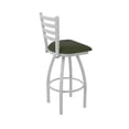 thumbnail image 2 of 410 Jackie 25" Swivel Counter Stool with Anodized Nickel Finish and Canter Pine Seat, 2 of 2