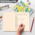 thumbnail image 4 of FORMRS 1-Subject Spiral Notebook 8" x 5" College Ruled 60 Refillable Sheet A5 Hard Cover, 2 Pack, Yellow Mountains, 4 of 7