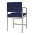 thumbnail image 5 of Lesro Lenox Steel Fabric Hip Waiting Room Guest Chair in Silver/Open House Cobalt Blue, 5 of 5
