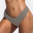 thumbnail image 2 of Panties for Women,Low Rise Bikini Panties Everyday Comfortable Underwear Soft Breathable Fabric All Seasons Casual Wear Seamless Stretch Design,Womens Underwear,Grey,M, 2 of 5